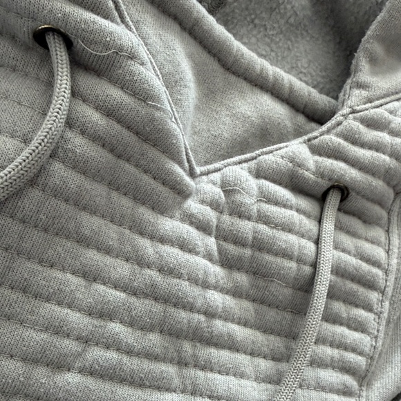 Aviator Nation Gray Hoodie with Small Multicolor Logo - Picture 4 of 4